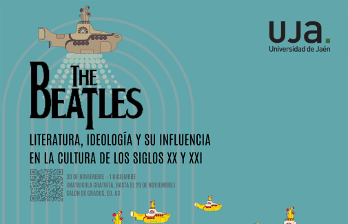 Cartel del seminario ‘Los Beatles: literatura, ideología y su influencia en la cultura de los siglos XX y XXI’.