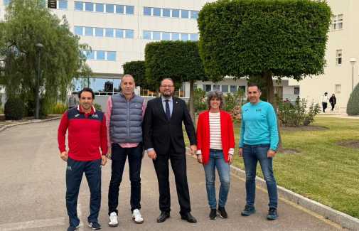 Equipo del Vicerrectorado de Universidad Sostenible y Saludable y del Servicio de Deportes de la UJA