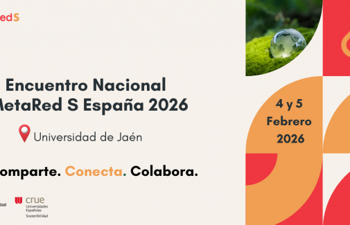 Cartel del Encuentro Nacional MetaRED S España 2026, que se celebrará en la UJA.
