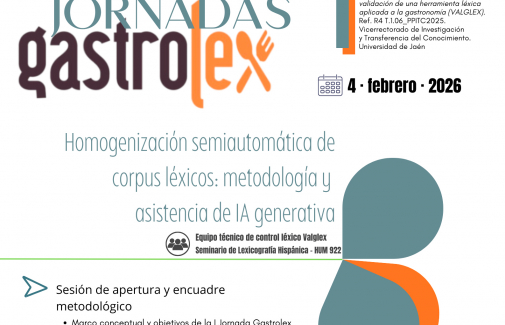Cartel de las I Jornadas Gastrolex.