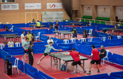 Foto del Campeonato de España Universitario 2026 de Tenis de Mesa. 