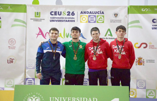 Fernando Rodríguez Arroyo, oro en Lucha (62kg).