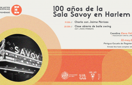Cartel del evento ‘Savoy Ballroom: un hito en la historia del baile’.