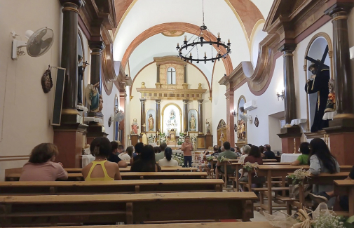 Iglesia parroquial de Aldeaquemada.