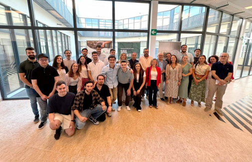 Investigadores miembros, en la presentación del proyecto.